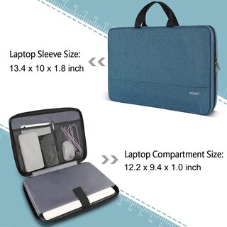 Foto 3 | Foto 3 | Funda Para Portátil Ytonet 13-13 3 Pulgadas  Resistente Al Agua  Color Verde Azulado Oscuro - Venta Internacional.