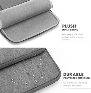 Foto 3 | Foto 3 | Funda Para Portátil Moko Para 13 3 A 14 Pulgadas  Color Gris Claro - Venta Internacional.
