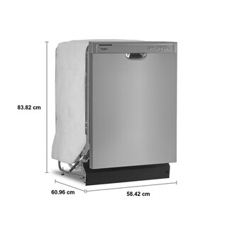 Foto 2 | Foto 2 | Lavavajillas Empotre Whirlpool Wdf341papm 58 Cm (24'') 12 Servicios Acero Inox