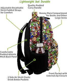 Foto 5 | Foto 5 | Venta Internacional- Mochila Nintendo Diseño Super Mario Brothers 16'' para Niños Multicolor