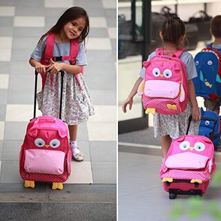 Foto 3 | Foto 3 | Venta Internacional-Mochila Escolar Yodo color Rosa con Ruedas