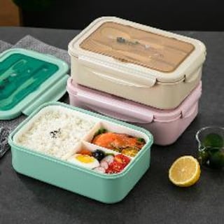 Foto 2 | Foto 2 | Venta Internacional-lonchera De Plástico Apta Para Alimentos Con Cubiertos