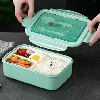 Foto 5 | Foto 5 | Venta Internacional-lonchera De Plástico Apta Para Alimentos Con Cubiertos