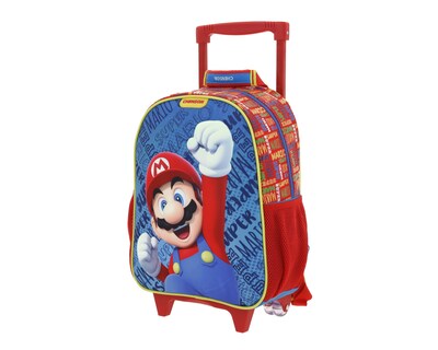 Foto 2 | Foto 2 | Mochila Con Ruedas Chica Escolar Chenson Mario Bros Azul