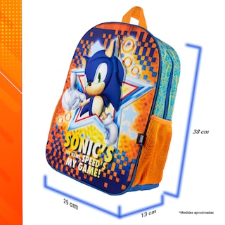 Foto 3 | Foto 3 | Mochila Escolar Ginga Sonic Diseño 3d Step It Up