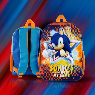 Foto 6 | Foto 6 | Mochila Escolar Ginga Sonic Diseño 3d Step It Up