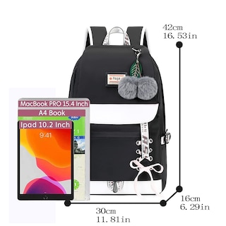 Foto 6 | Foto 6 | Venta Internacional-Mochila Asge Negra Escolar