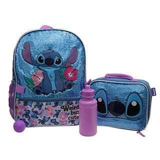 Foto 1 | Foto 1 | Venta Internacional - Set de Mochilas Disney Lilo & Stitch Girl con Kit de Almuerzo y Botella de Agua