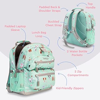 Foto 3 | Foto 3 | Venta Internacional - Mochila Bentgo Kids Ligera de 14 Pulgadas Resistente al Agua