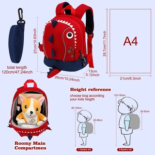 Foto 5 | Foto 5 | Mochila Yisibo Para Niños Con Correa De Seguridad, Antipérdida Para Niños - Venta Internacional.