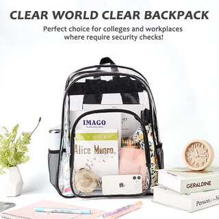 Foto 2 | Foto 2 | Mochila Clearworld de Pvc Transparente - Venta Internacional