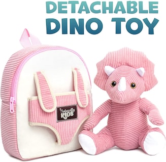 Foto 6 | Foto 6 | Mochila de Dinosaurio Naturally KIDS Rosa para Niña - Venta Internacional