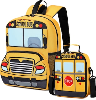 Foto 1 | Foto 1 | Mochila + Lonchera Bluboon Autobús Escolar para Niños de 2 a 6 Años - Venta Internacional