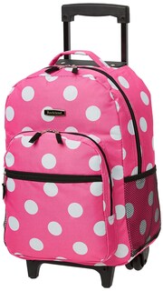 Foto 1 | Foto 1 | Mochila Rodante Rockland Pink Dots de 43 cm con Doble Asa - Venta Internacional