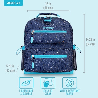 Foto 4 | Foto 4 | Mochila Bentgo Kids Confetti Ligera 35.56 Cm Azul Abismo - Venta Internacional
