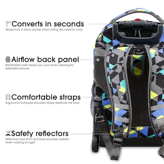 Foto 6 | Foto 6 | Mochila Rolling J World New York Sunrise Kids de 18 Litros con Ruedas - Venta Internacional