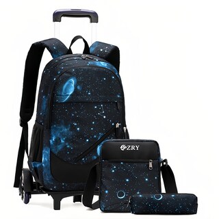 Foto 1 | Foto 1 | Set de Mochilas con Ruedas Bansusu Black Galaxy - Venta Internacional