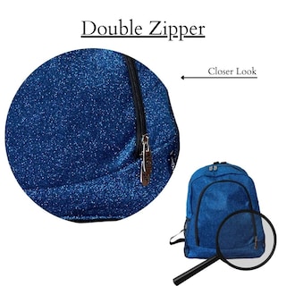 Foto 6 | Foto 6 | Mochila Ngil Canvas School Glitter-Royal Azul - Venta Internacional