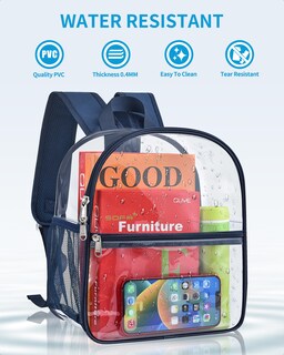 Foto 5 | Foto 5 | Mochila Paxiland Clear Stadium Homologada 30x30x15 Cm Azul Marino - Venta Internacional