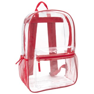 Foto 1 | Foto 1 | Mochila Trail Maker De Pvc Transparente Transparente color Rojo - Venta Internacional