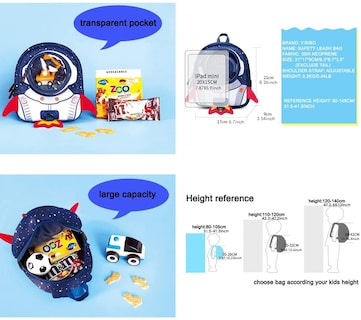 Foto 6 | Foto 6 | Mochila Yisibo Rocket con Correa de Arnés de para Niños Pequeños - Venta Internacional