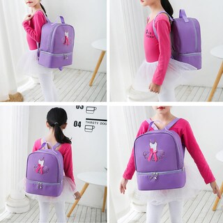 Foto 3 | Foto 3 | Mochila Yitengteng Ballet Dance Morada - Venta Internacional