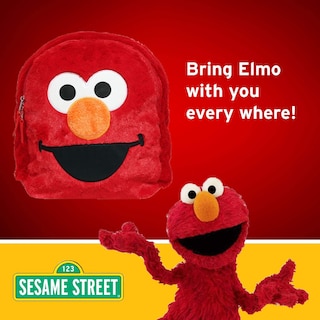 Foto 5 | Foto 5 | Mochila Sesame Street Plush Elmo - Venta Internacional