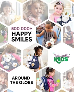 Foto 4 | Foto 4 | Mochila Naturally Kids Unicorn con Peluche para Niños de 3 Años - Venta Internacional