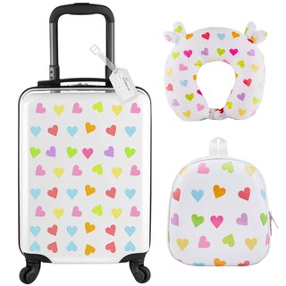 Foto 1 | Foto 1 | Set de Equipaje Sanwuta Heart 4 Piezas para Niñas 51 cm con Mochila - Venta Internacional