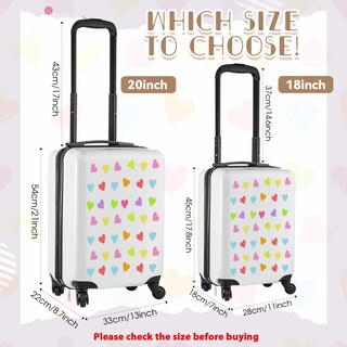 Foto 3 | Foto 3 | Set de Equipaje Sanwuta Heart 4 Piezas para Niñas 51 cm con Mochila - Venta Internacional