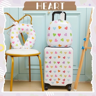 Foto 7 | Foto 7 | Set de Equipaje Sanwuta Heart 4 Piezas para Niñas 51 cm con Mochila - Venta Internacional