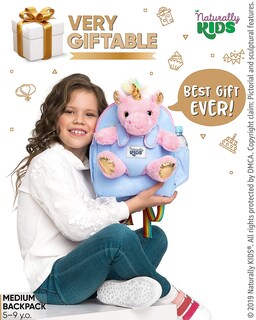 Foto 2 | Foto 2 | Mochila de Unicornio Rosa con Peluche Desmontable para Niños de 5 a 7 Años