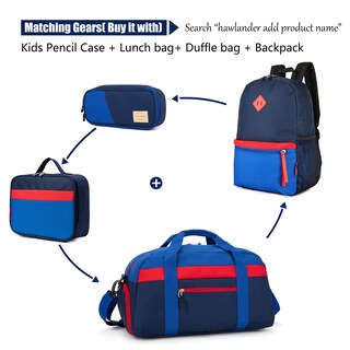 Foto 6 | Foto 6 | Mochila HawLander Little Kids 16 L Azul Marino para Niños - Venta Internacional