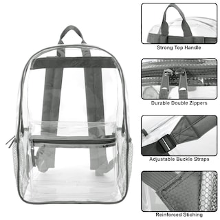Foto 2 | Foto 2 | Mochila Trail Maker PVC Transparente Resistente Gris Transparente