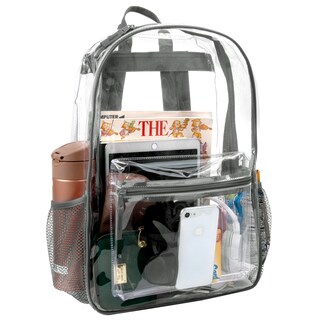 Foto 4 | Foto 4 | Mochila Trail Maker PVC Transparente Resistente Gris Transparente
