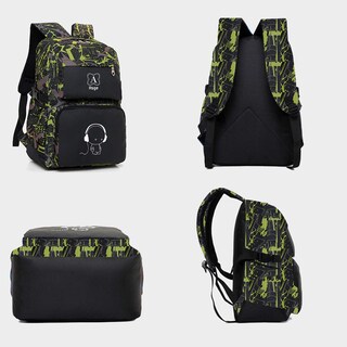 Foto 4 | Foto 4 | Mochila Asge Camo Bookbag para Niños - Venta Internacional