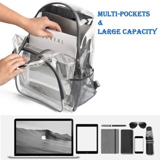 Foto 5 | Foto 5 | Mochila Fomaris Clear Heavy Duty de PVC Transparente - Venta Internacional
