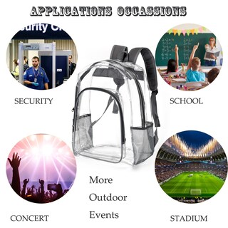 Foto 6 | Foto 6 | Mochila Fomaris Clear Heavy Duty de PVC Transparente - Venta Internacional