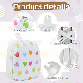 Foto 5 | Foto 5 | Set De Equipaje Sanwuta Heart De 4 Piezas Para Niñas - Venta Internacional