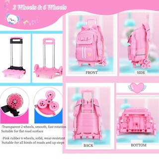 Foto 5 | Foto 5 | Mochila con Ruedas Mitowermi para Niñas - Venta Internacional