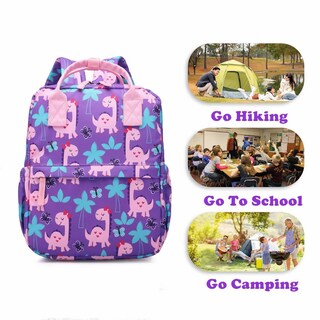 Foto 7 | Foto 7 | Mochila Escolar con Diseño de Dinosaurio y Unicornio para Niños - Venta Internacional