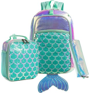 Foto 1 | Foto 1 | Mochila Meetbelify Mermaid Magic Sein con Lonchera para Niñas - Venta Internacional