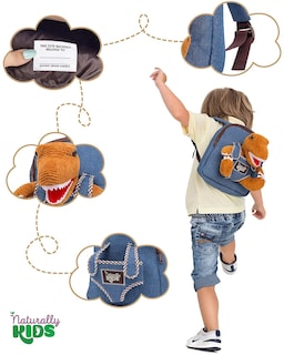 Foto 5 | Foto 5 | Mochila Naturally Kids con Minidinosaurio para Niños de 2 Años - Venta Internacional