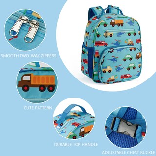 Foto 3 | Foto 3 | Mochila Telena Kids Blue Unicorn Resistente al Agua - Venta Internacional