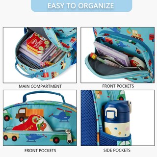 Foto 4 | Foto 4 | Mochila Telena Kids Blue Unicorn Resistente al Agua - Venta Internacional