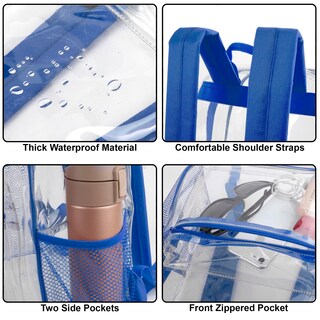 Foto 7 | Foto 7 | Mochila Trail Maker de Pvc Azul Transparente para Niños - Venta Internacional