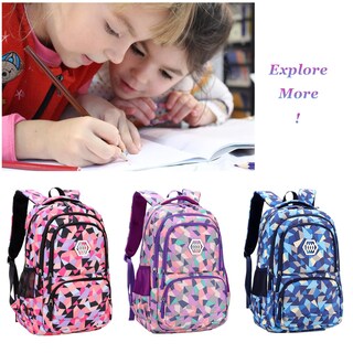 Foto 7 | Foto 7 | Mochila Bansusu de Nailon Morado con Estampado Geométrico - Venta Internacional