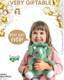 Foto 2 | Foto 2 | Mochila Naturally Kids con Dinosaurios Pequeños para Niños - Venta Internacional