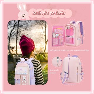Foto 3 | Foto 3 | Mochila Vidoscla Bunny Girls Azul - Venta Internacional