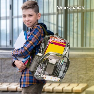 Foto 6 | Foto 6 | Mochila Vorspack Pvc Transparente Verde - Venta Internacional